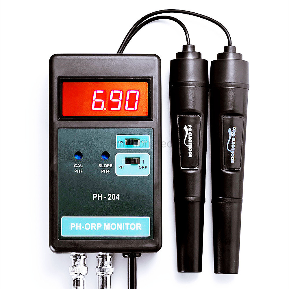 Aquarium Fish Online - PH-204 디지털 PH/ORP 미터 온도 제어