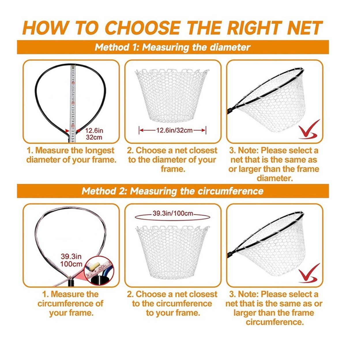 Fish Net Handle - salego 2Pcs 고무 낚시 그물 손잡이가
