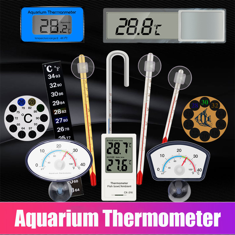 Aquarium Thermometer - 수족관 온도계 물고기 탱크 잠수정 유리