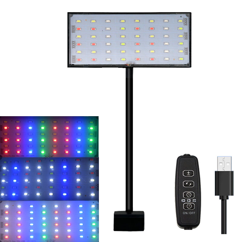 Aquarium Fish Colorful - 수족관 어항용 풀 스펙트럼 LED 조명,