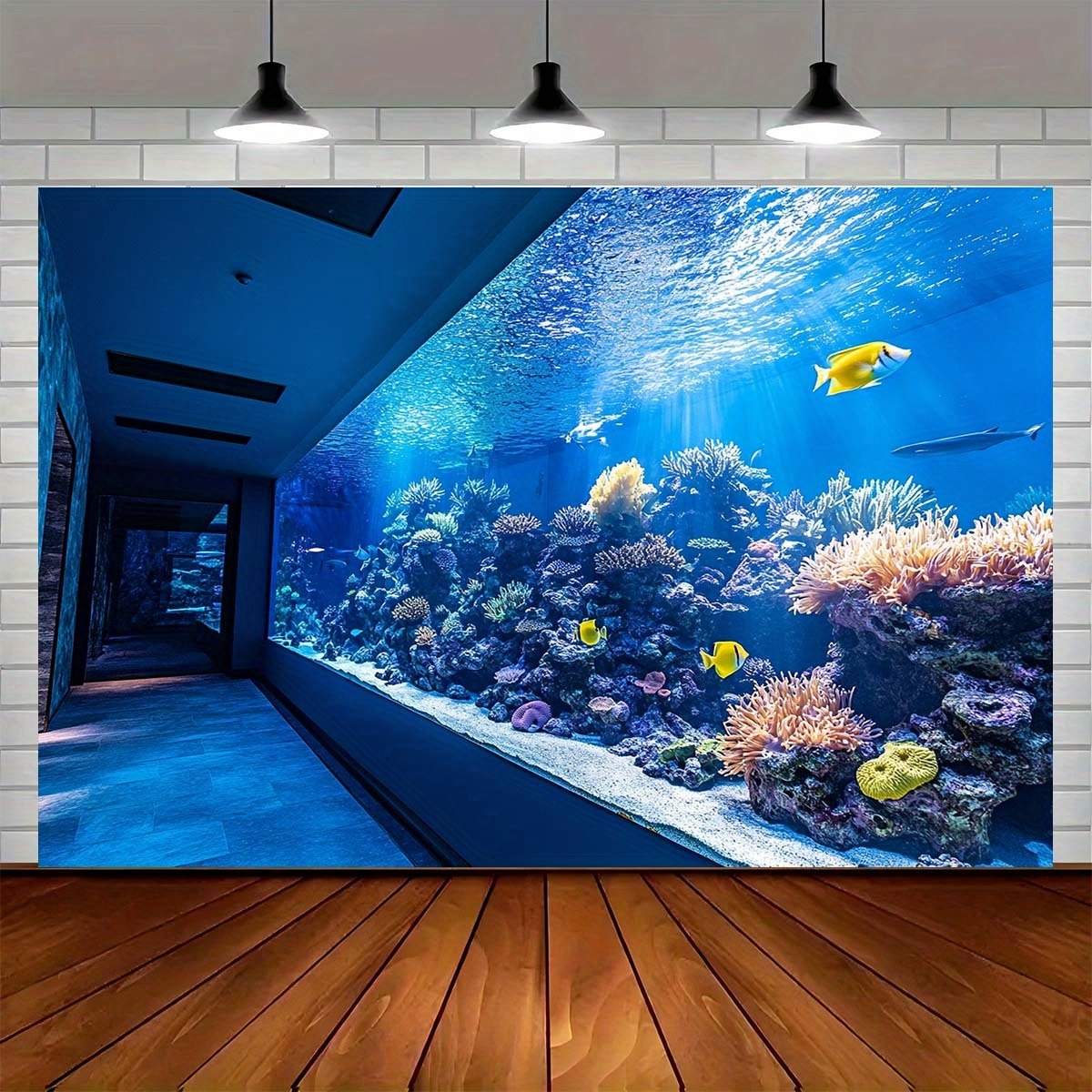 Aquarium Fish Colorful - 활기 넘치는 수중 아쿠아리움 태피스트리, 다채로운