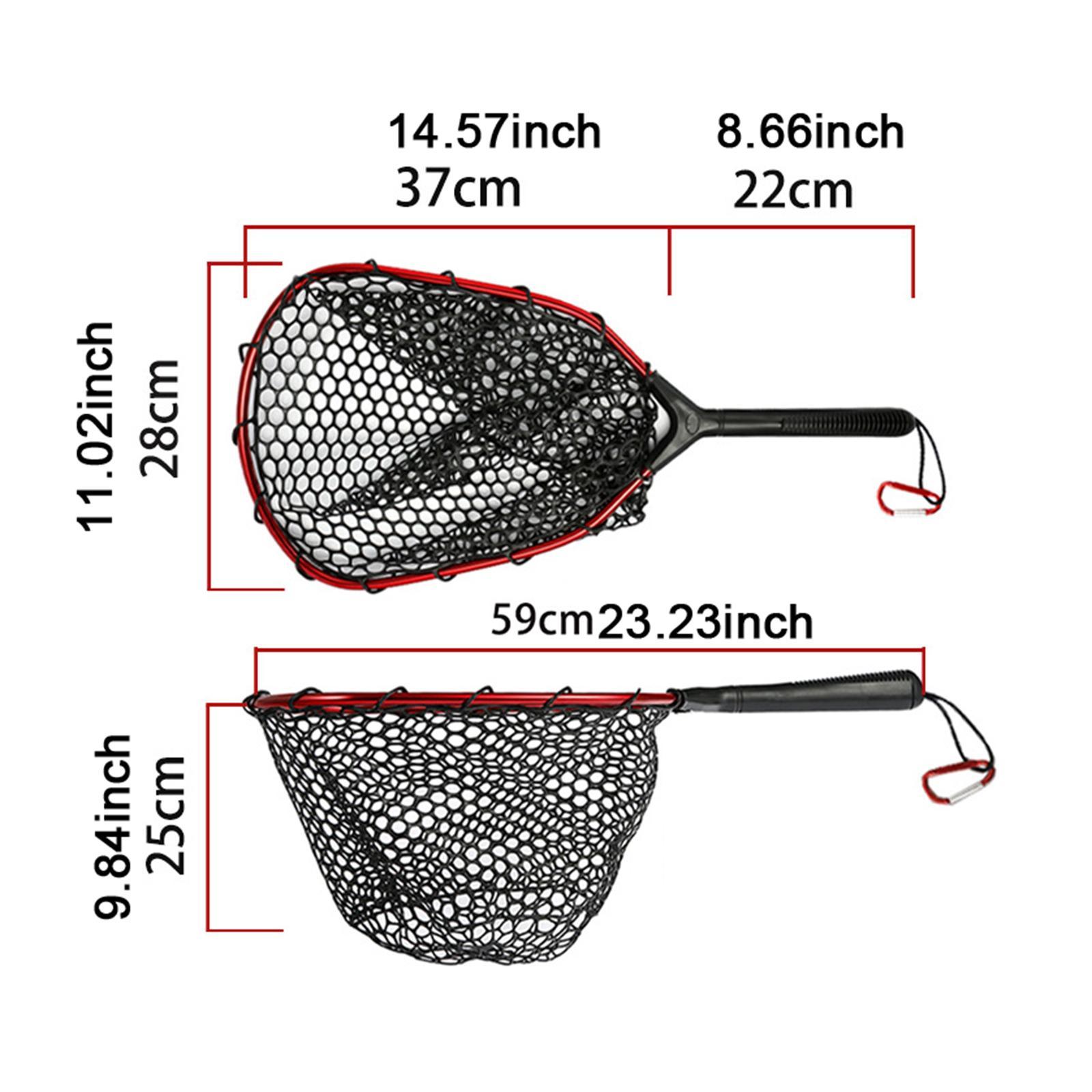 낚시 그물 실리콘 메쉬 경량 랜딩 네트 알루미늄 합금  - Fish Net Handle 리뷰 및 가격