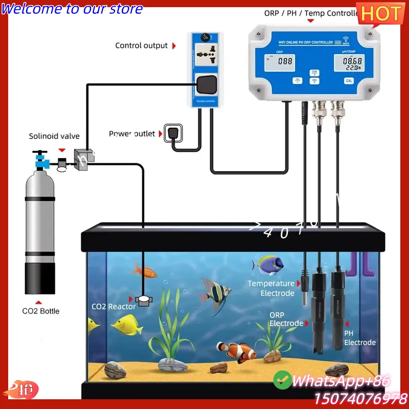 2026 무선 WiFi 온라인 제어 감지기 수족관 물고 - Aquarium Fish Online 리뷰 및 가격