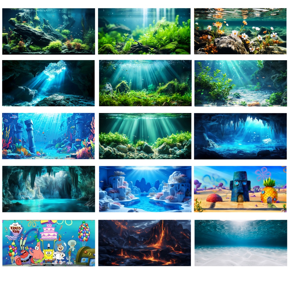 수족관 배경 스티커 80x40cm 방수 어항 장식 PV - Aquarium Fish Wallpaper Hd 리뷰 및 가격