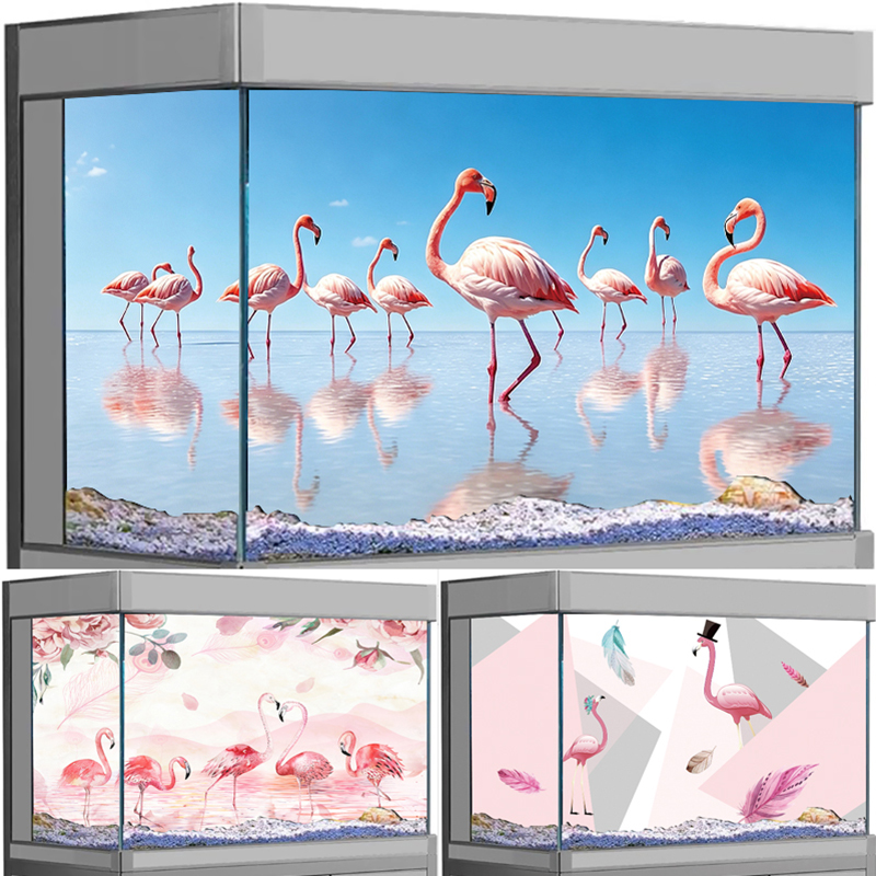 3D 수족관 배경 스티커, HD 핑크 플라밍고 그림 벽 - Aquarium Fish Wallpaper Hd 리뷰 및 가격
