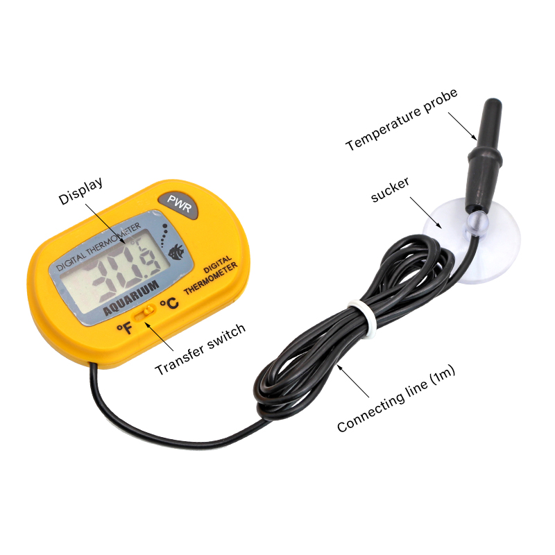 물고기 탱크 온도계 LCD 디지털 수족관 온도계 수조  - Aquarium Thermometer 리뷰 및 가격