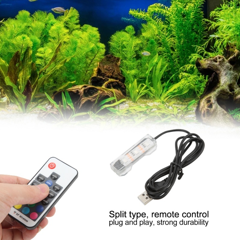 LED 수족관 조명 마이크로 풍경 어항 원격 제어 조명 - Aquarium Fish Online 리뷰 및 가격