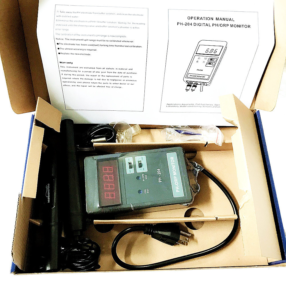 PH-204 디지털 PH/ORP 미터, 수족관 어항용  - Aquarium Fish Online 리뷰 및 가격
