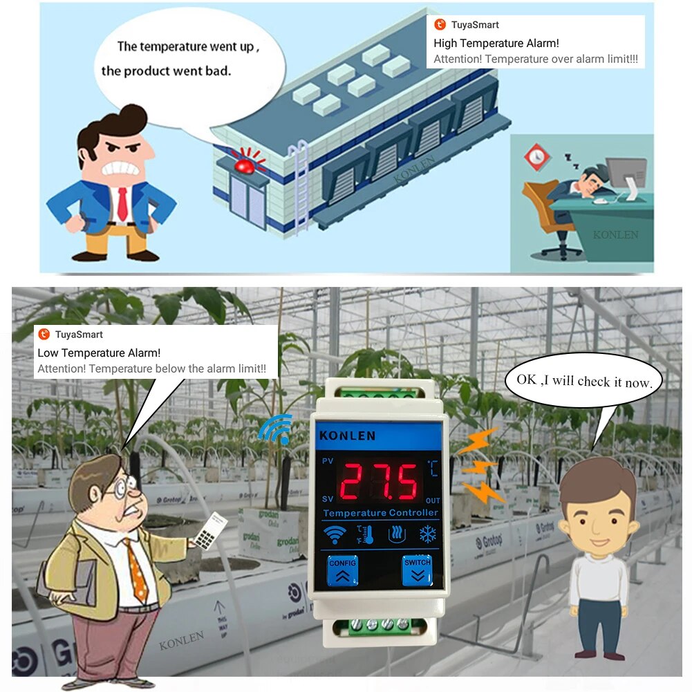 Tuya WIFI 온도 센서 온도계 컨트롤러 냉동고 냉 - Aquarium Thermometer 리뷰 및 가격