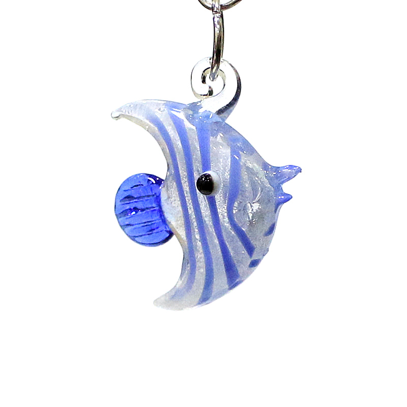 2 팩 귀여운 바다 물고기 매력 펜던트 소형 유리 생선 - Aquarium Fish Colorful 리뷰 및 가격
