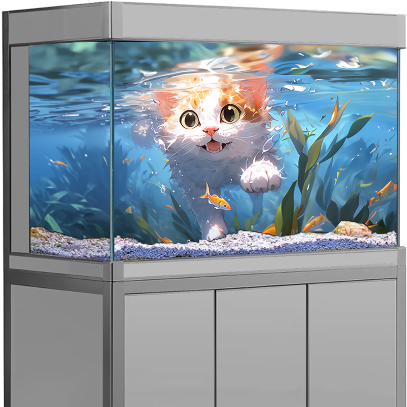 수족관 배경 스티커 3D HD 귀여운 새끼 고양이 어항 - Aquarium Fish Wallpaper Hd 리뷰 및 가격