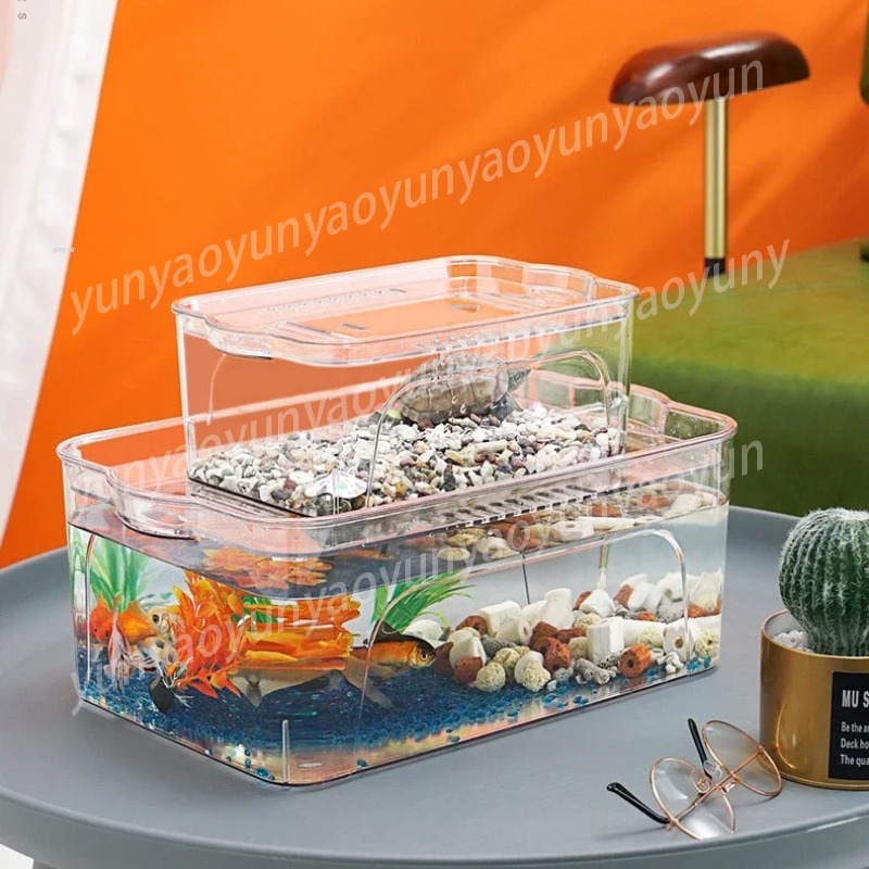 셀프 클리닝 수족관 무료 교체 독특한 투명 플라스틱 어 - Aquarium Fish Supplier 리뷰 및 가격