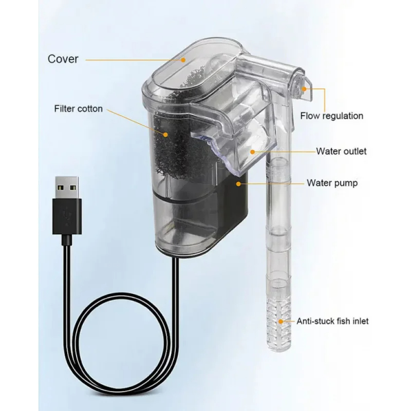 어항용 신형 서스펜디드 필터, 미니 필터, USB, 2 - Aquarium Fish For Beginners 리뷰 및 가격