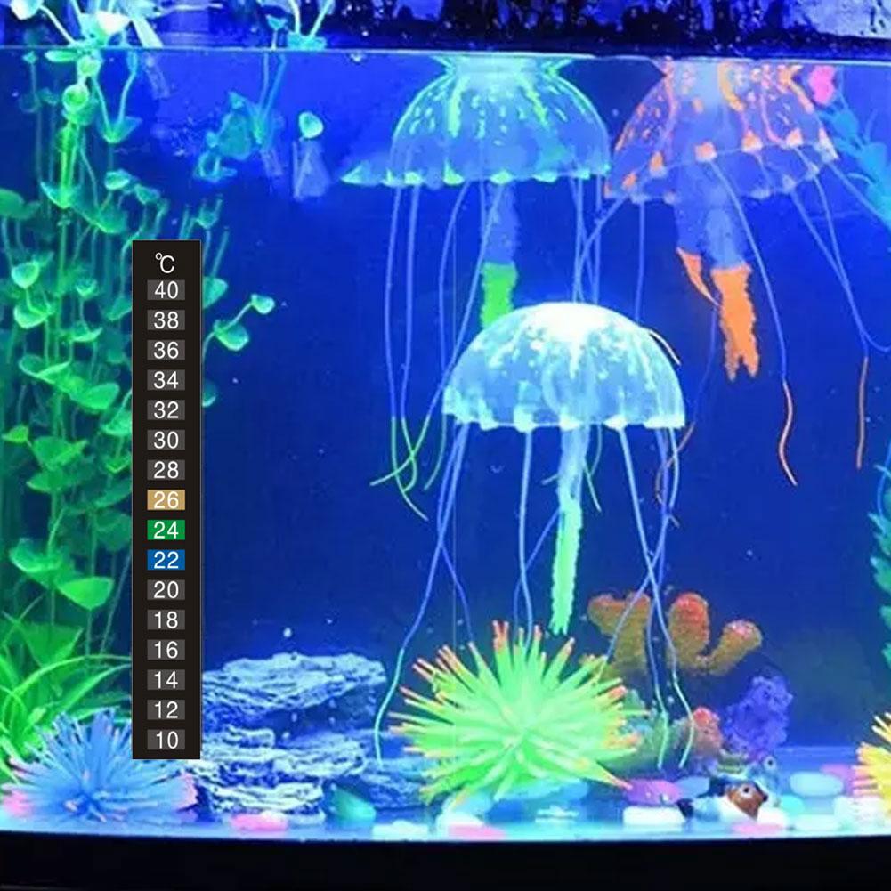 변색 온도계 스틱온 수족관 온도 측정 온도 측정 도구  - Aquarium Thermometer 리뷰 및 가격