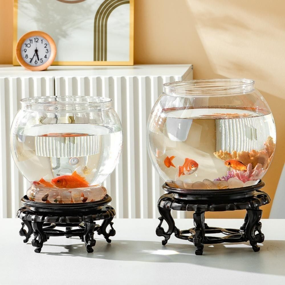 새로운 투명 어항 원형 깨지지 않는 플라스틱 가벼운 소 - Aquarium Fish For Beginners 리뷰 및 가격