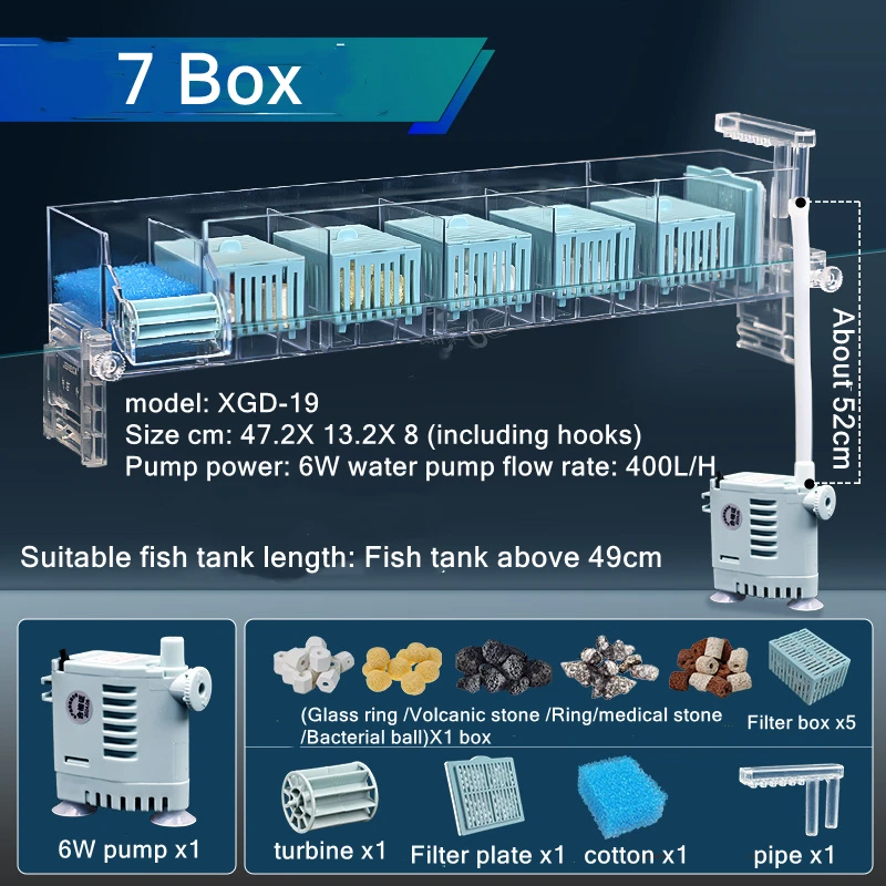 220V 수족관 벽걸이 형 폭포 필터 롤러, 순환 산소 - Aquarium Fish For Beginners 리뷰 및 가격